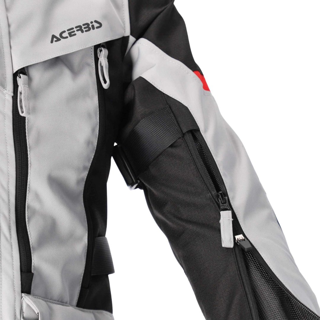Acerbis X-Rover Jachetă textilă impermeabilă pentru doamne Gri/Roșu L Figura 10