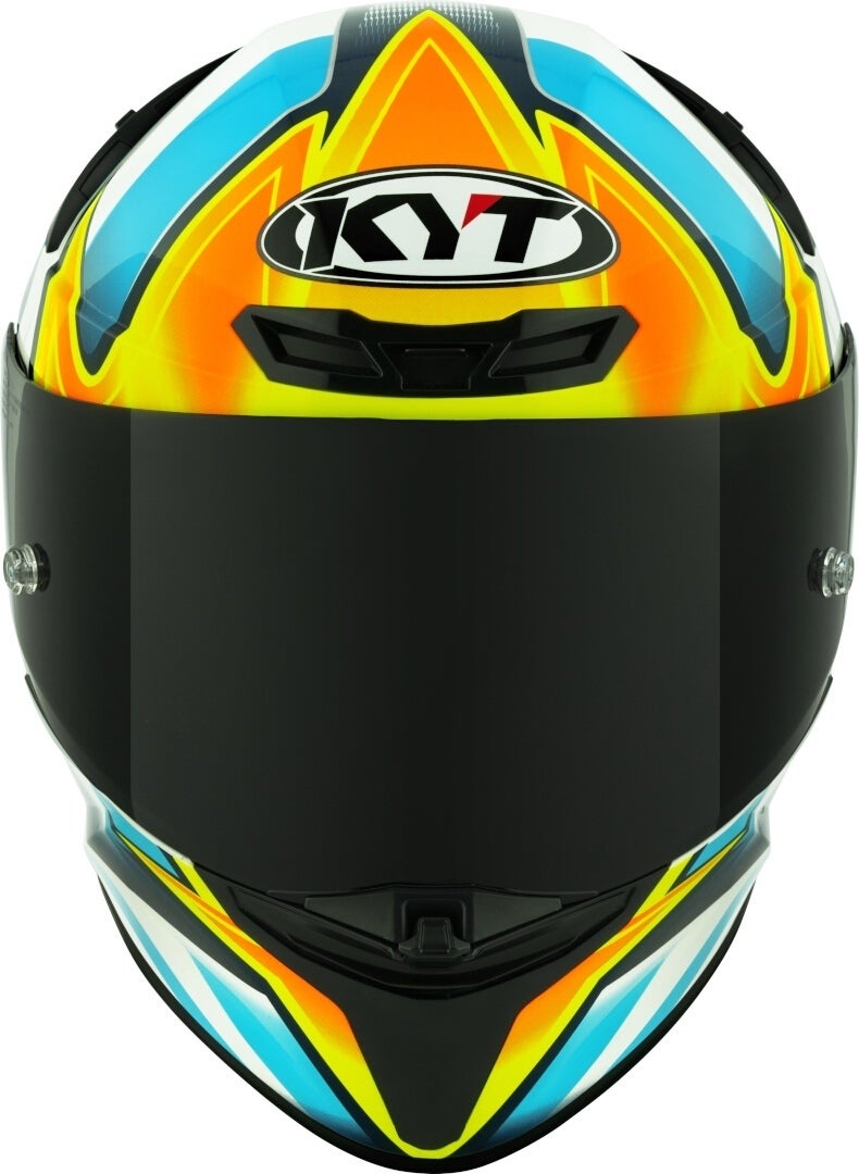 Side view of KYT TT-Revo Tati Replica Helmet