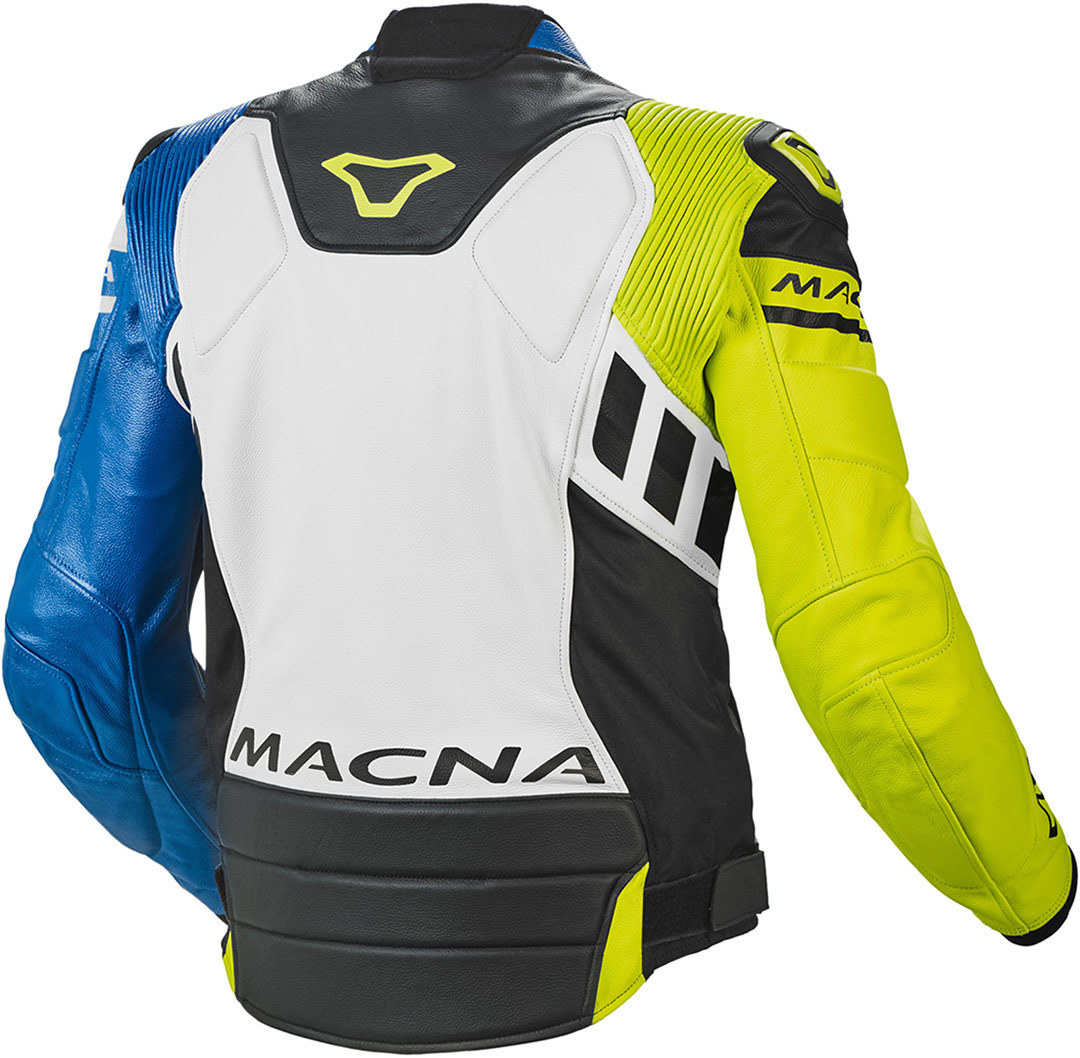 Macna Tracktix Motorrad Lederjacke blau 48 Abbildung 2