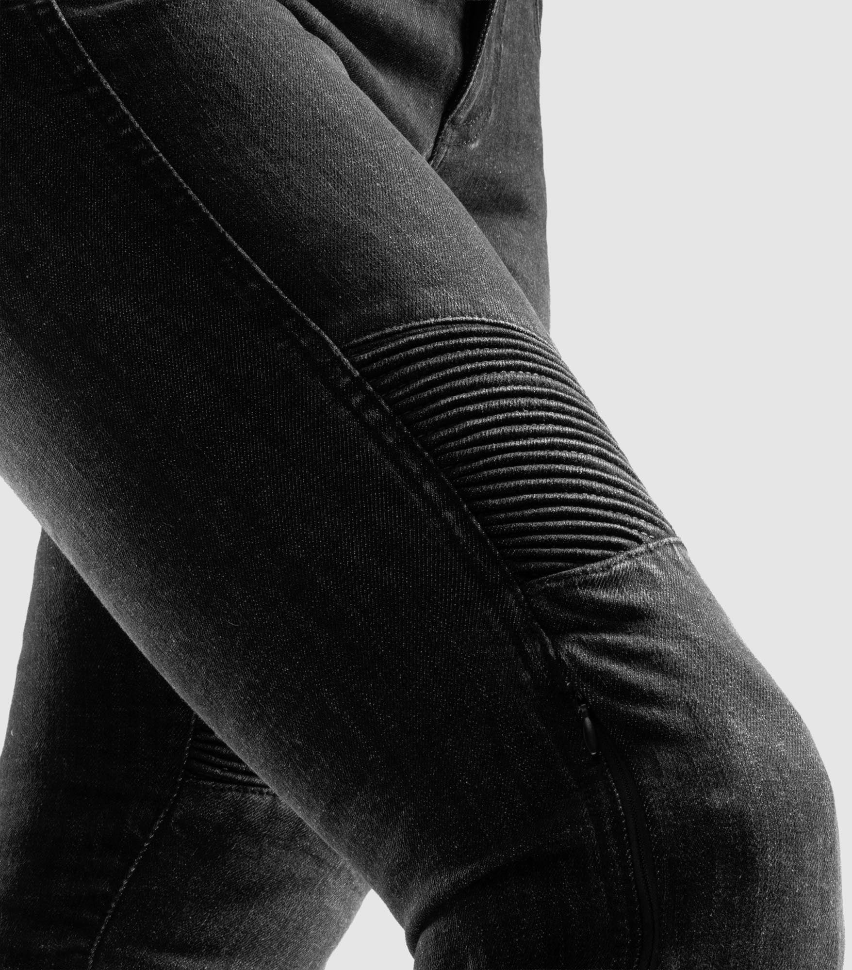 Rebelhorn Agness 2 Damer motorcykeljeans Sort udvasket 36/32 Figur 11