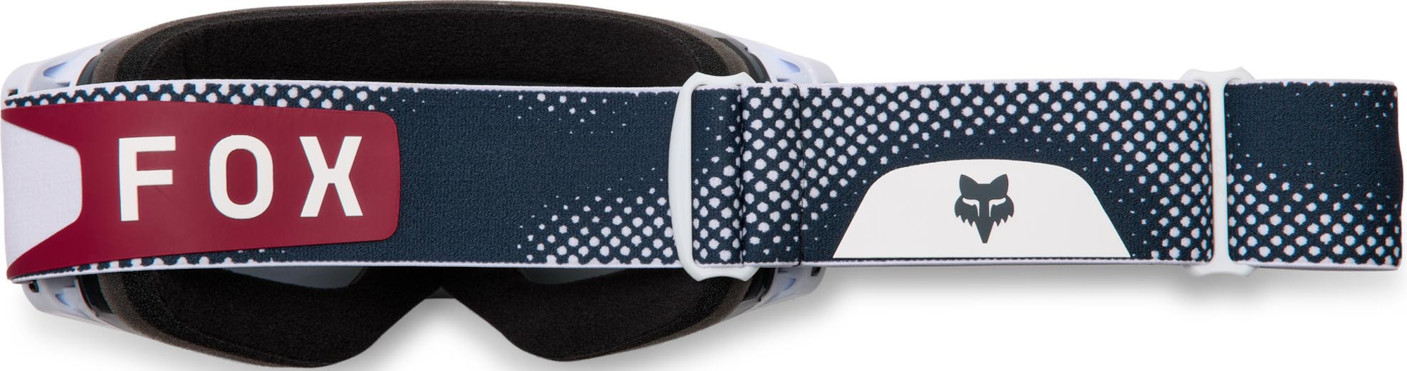 FOX Vue Tactile Ochelari de motocross Alb/Albastru/Roșu Figura 2