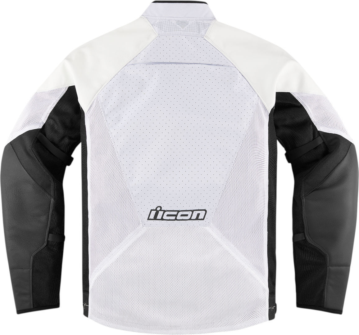 Icon Hooligan Motorrad Textiljacke schwarz/weiß XL Abbildung 2