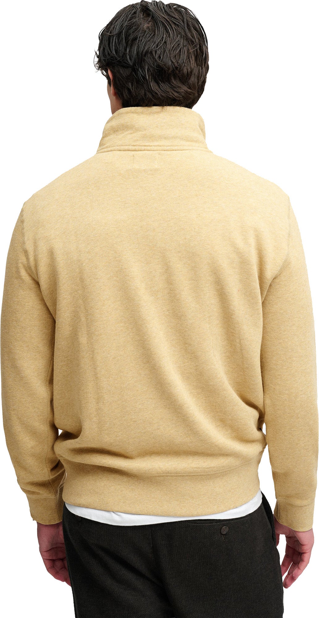 Superdry & Co Essential Serif Logo Half-Zip Sweatshirt beige 2XL Abbildung 6