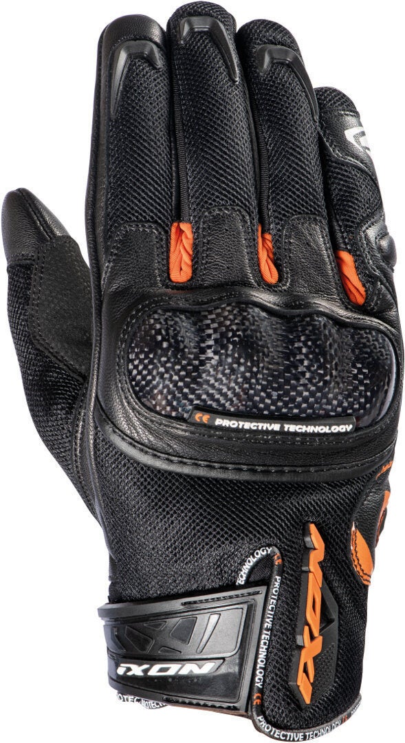 Ixon Rs Rise Air Handsker sort/orange L Figur 1