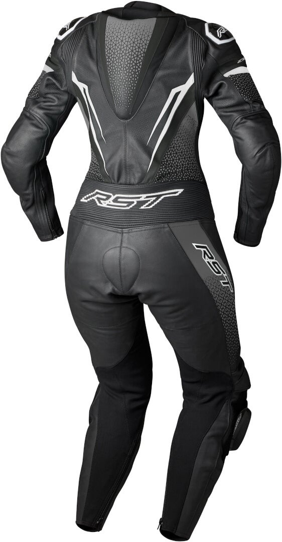 RST Tractech Evo 5 Eendelig dames motorfiets lederen pak zwart/wit 2XL Figuur 2