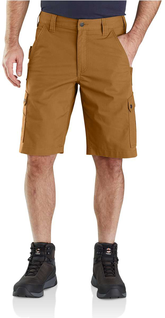 Carhartt Ripstop Cargo Work 短褲 布朗 34 图3
