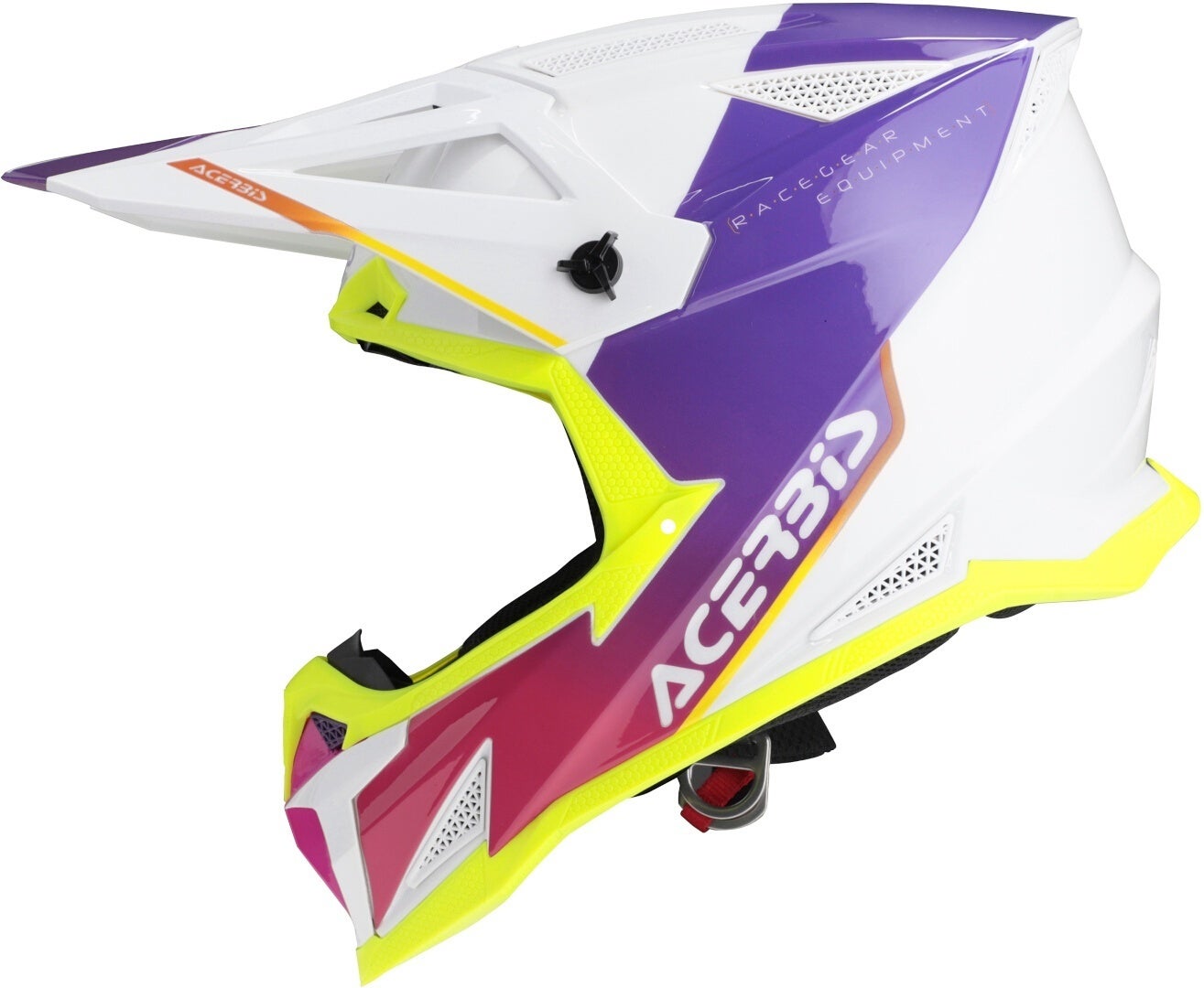 Acerbis T711 Motocross Helmet white/purple L (59/60) Figure 13