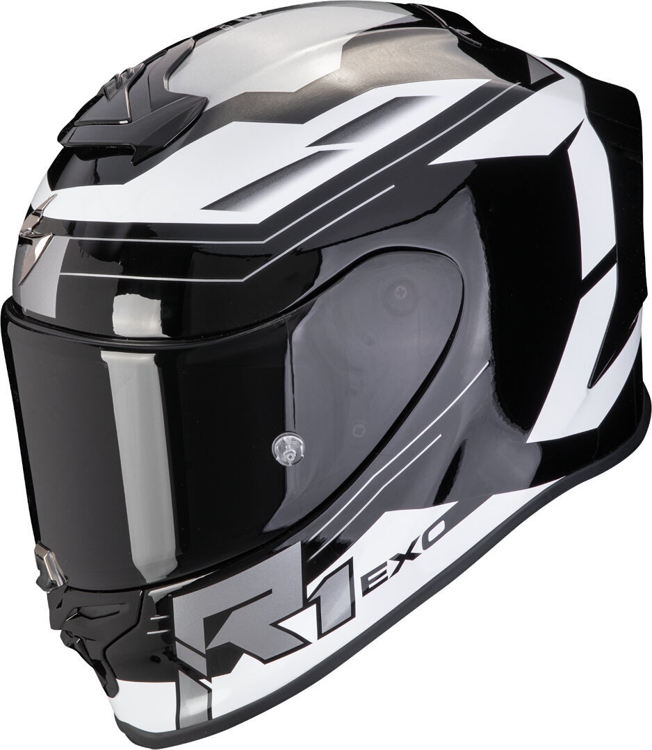 Scorpion Exo-R1 Evo Air Blaze Casco Bianco/nero L (59/60) Figura 1