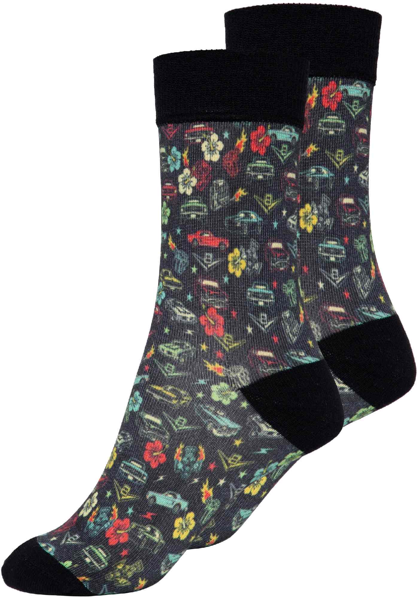 Negru/Multicolor