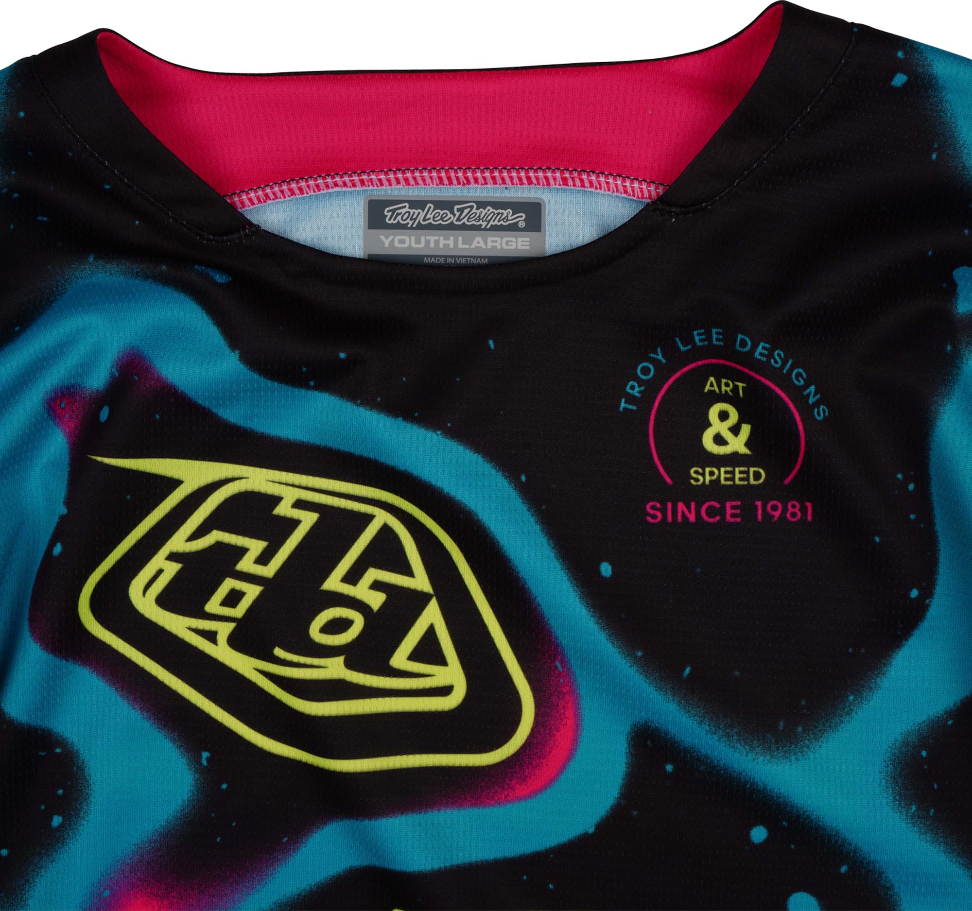 Troy Lee Designs GP Pro Membrane Tricou de motocross pentru tineret negru/galben M Figura 3