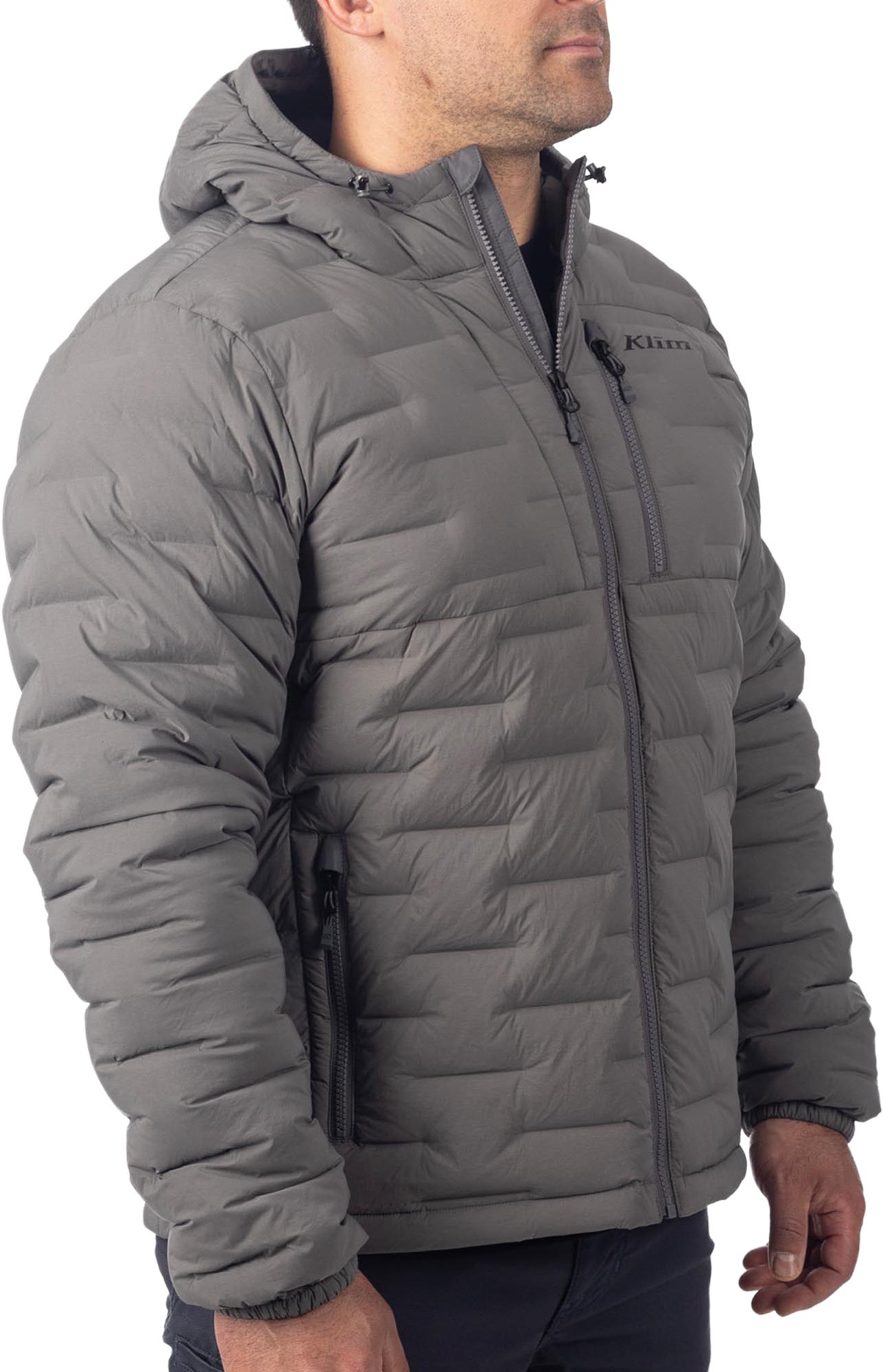 Klim Boulder Stretch Down Hooded Jacket grey 3XL Figure 2