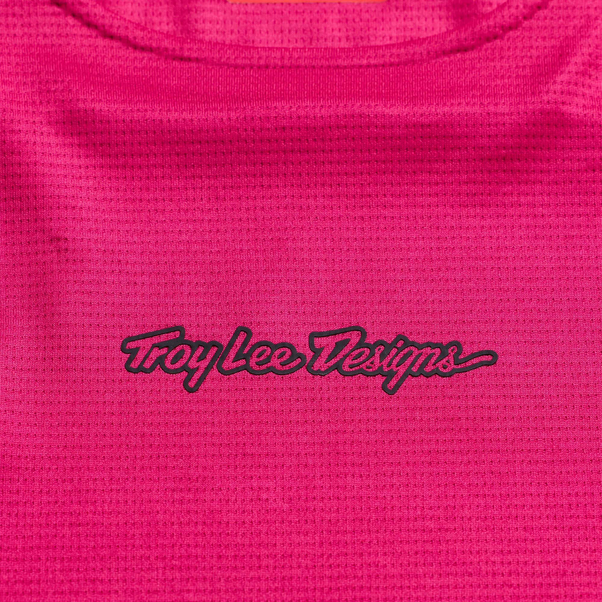 Troy Lee Designs Sprint Pro Mono Bicycle Jersey Fuchsia L Figure 4