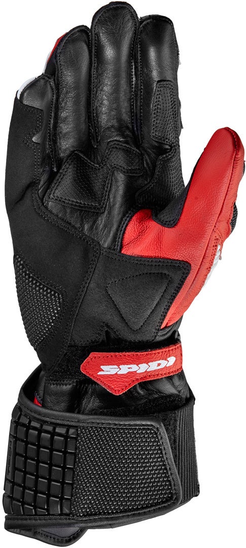 Spidi Carbo 5 Motorcycle Gloves black/white/red 3XL Figure 3