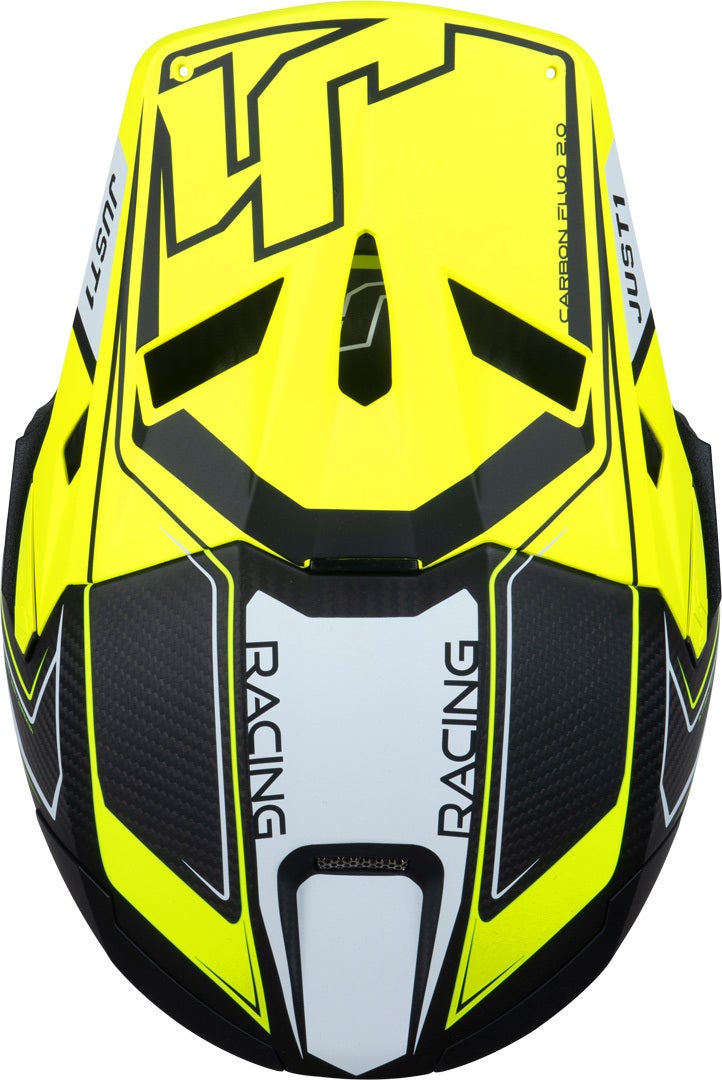 Just1 J22 Carbon Fluo 2.0 Casco da motocross giallo/nero M (57/58) Figura 2
