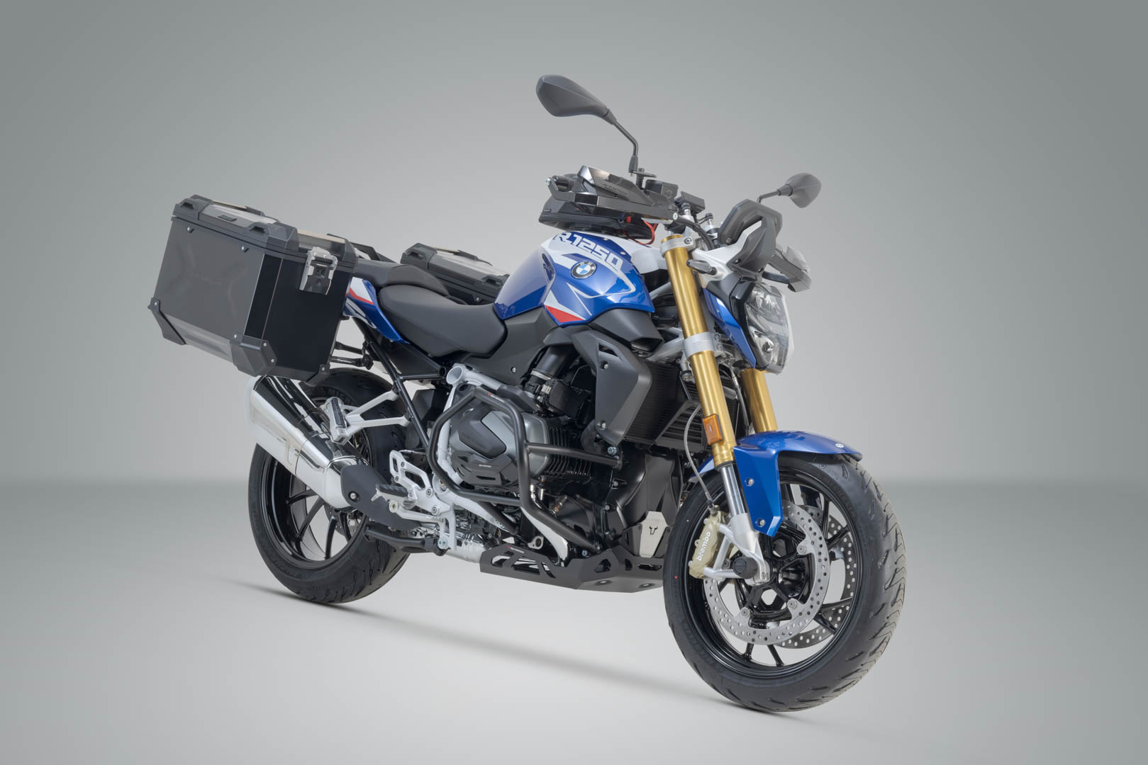 Sistem de carcasă din aluminiu SW-Motech TRAX ADV - Negru. 45/45 l. BMW R 1200 R/RS, R 1250 R/RS. Figura 2