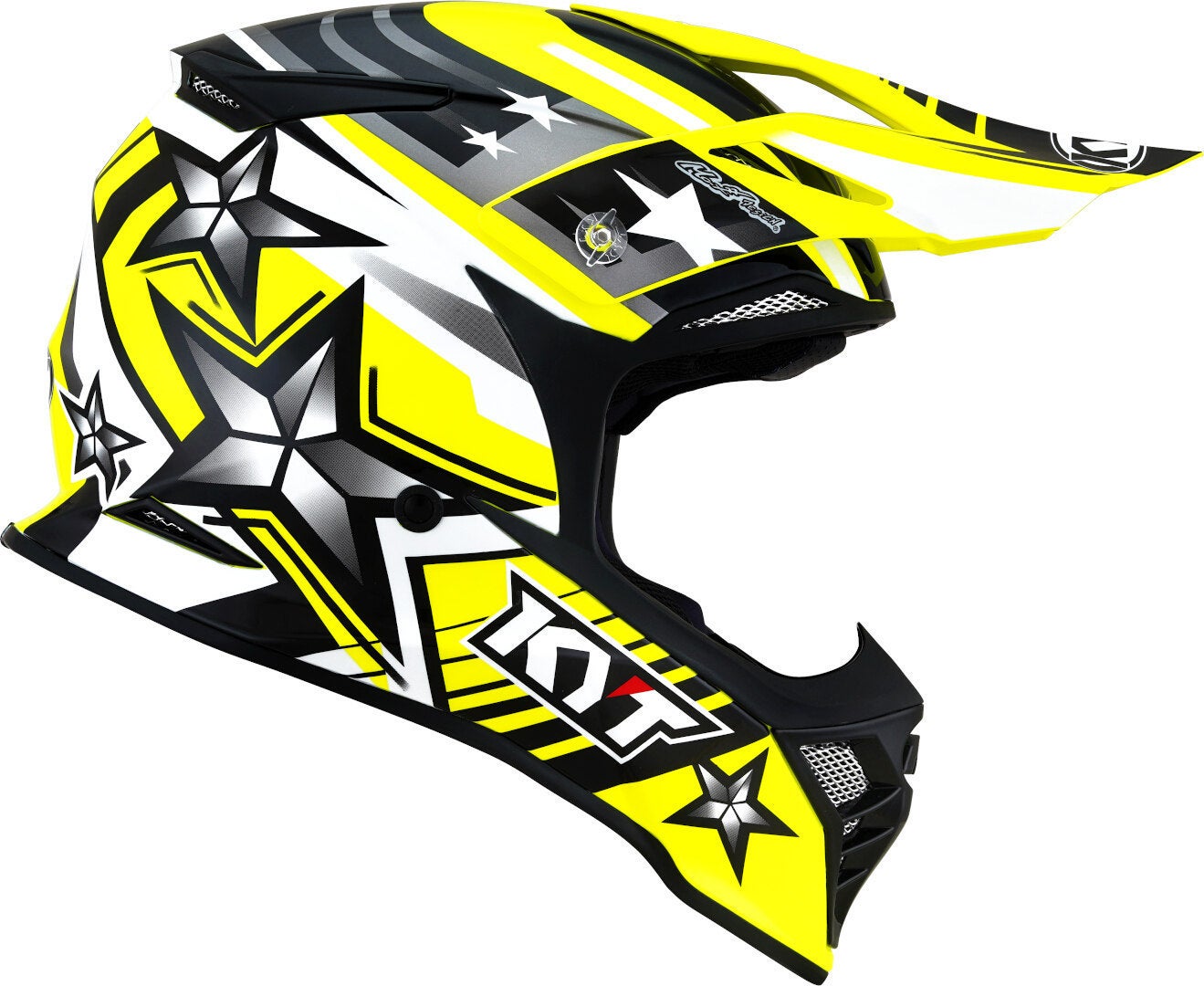 KYT Skyhawk Ardor Casco motocross giallo L (59/60) Figura 6