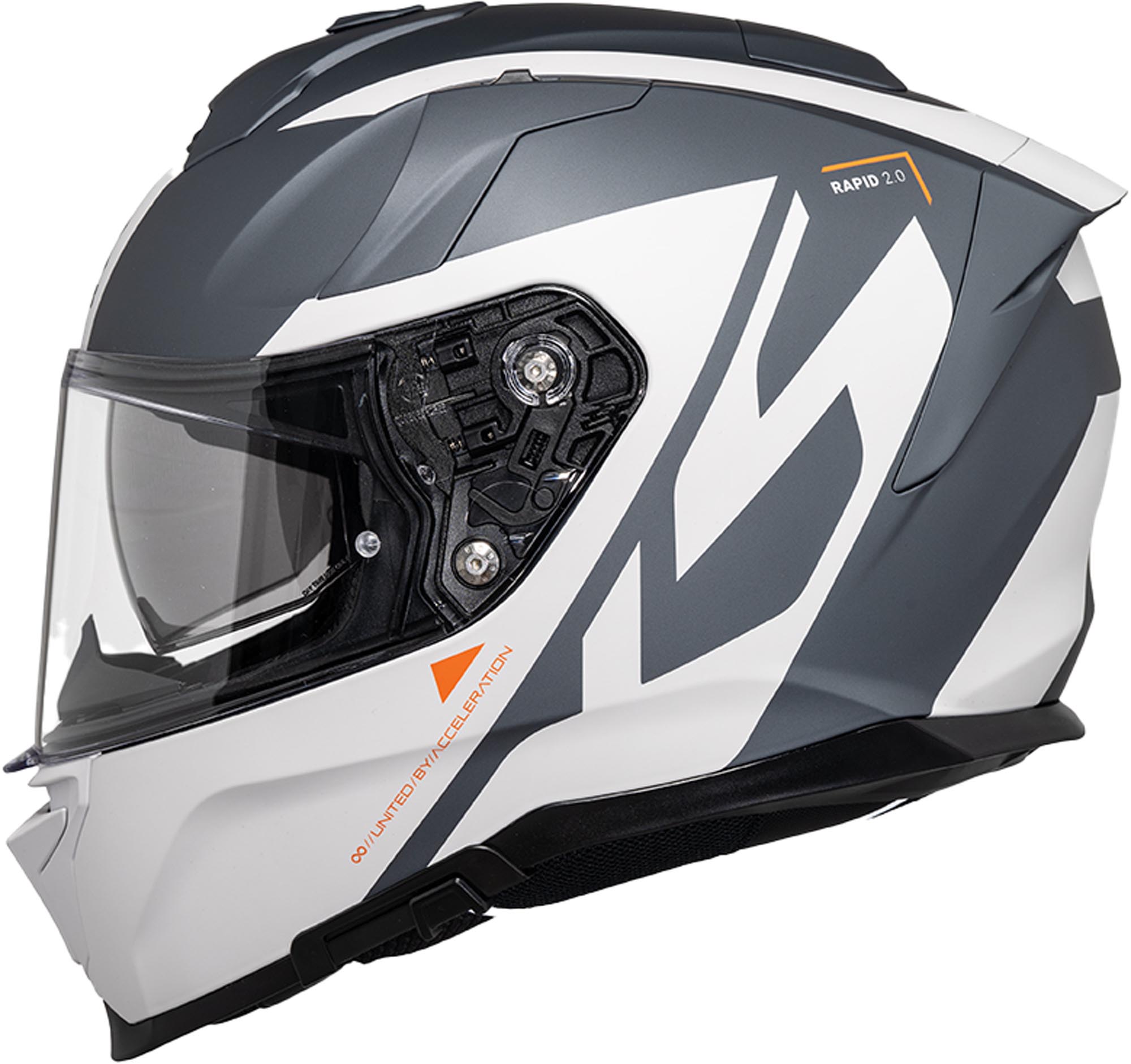 IXS Rapid 2.0 Graphic Helm wit/grijs 2XL (65/68) Figuur 2