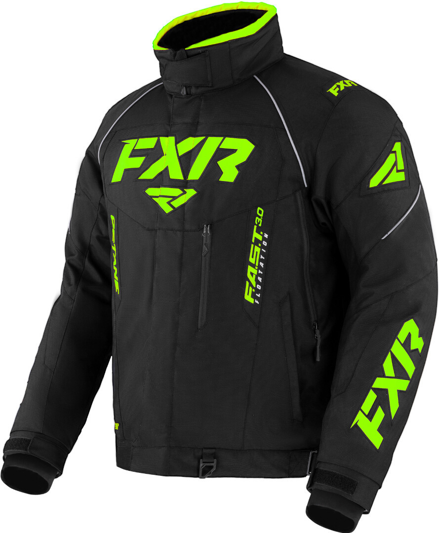 FXR Octane 2023 Snowmobile Jacket black/green XL Figure 1