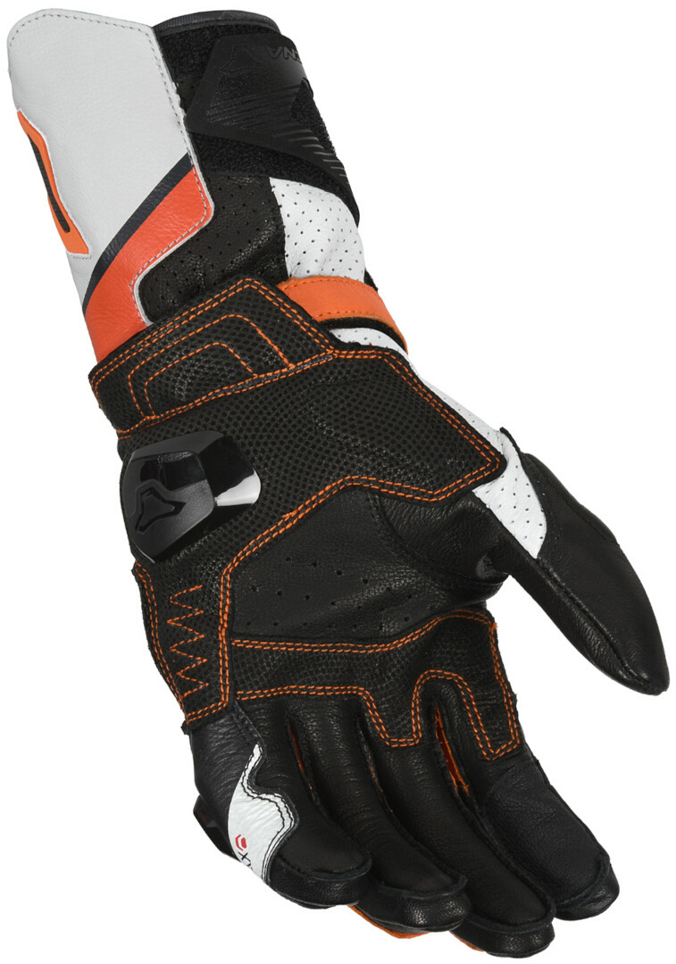 Macna Protego Motorcykel handsker orange/sort/hvid L Figur 2