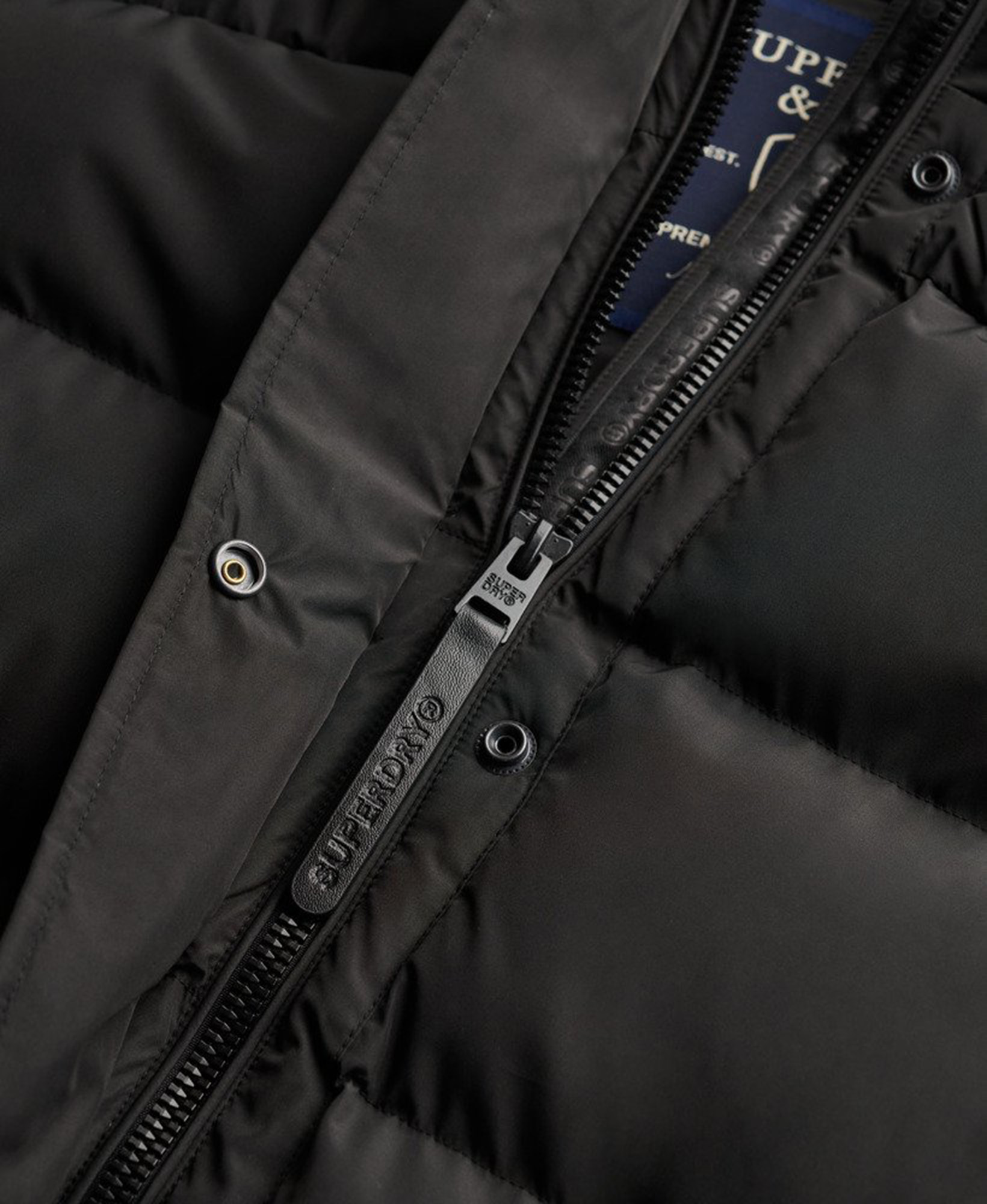 Superdry & Co Sportliche Steppjacke schwarz 14 Abbildung 2