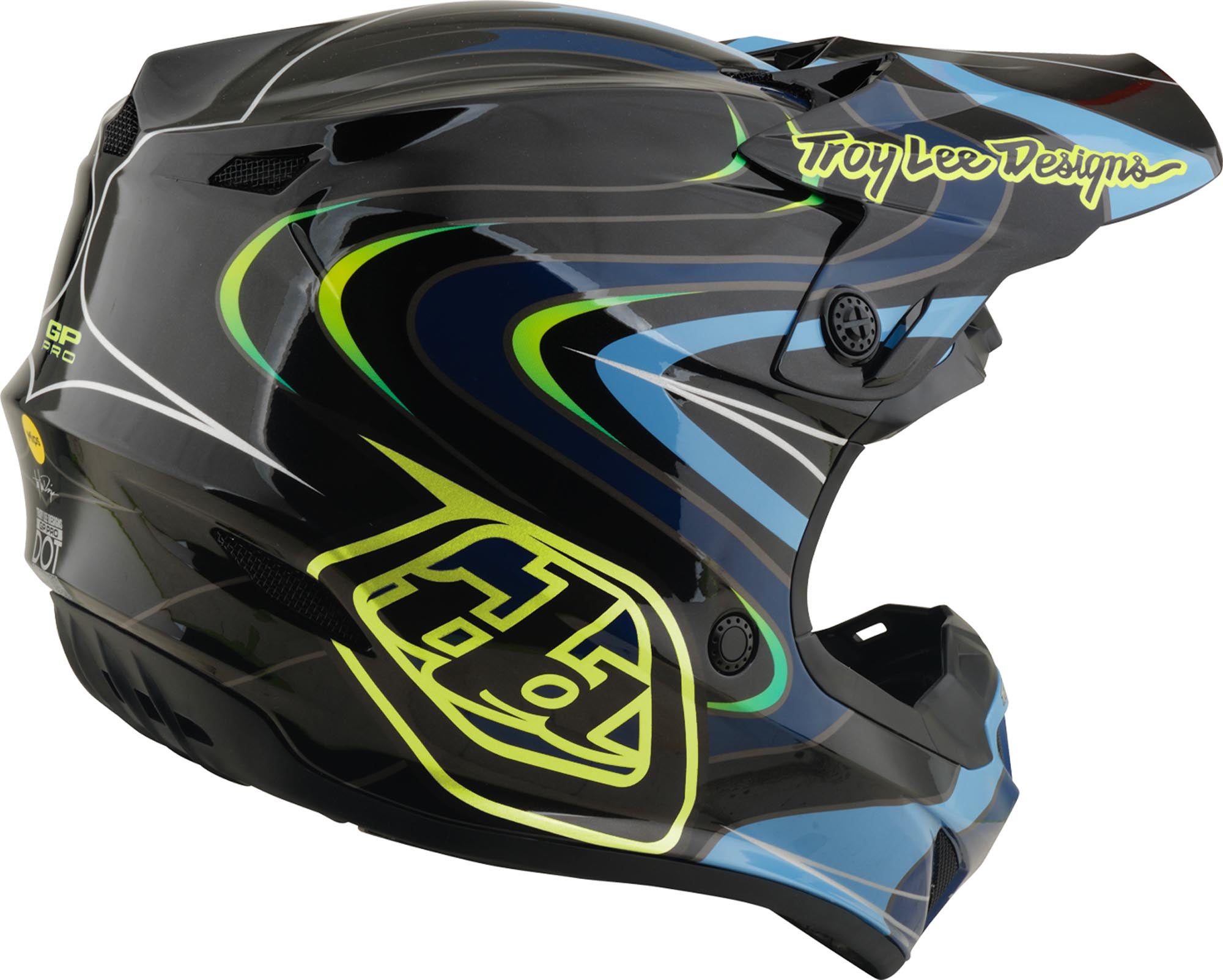Troy Lee Designs GP Pro MIPS Pulse Jeugd motocrosshelm Y/L (52/53) Figuur 4