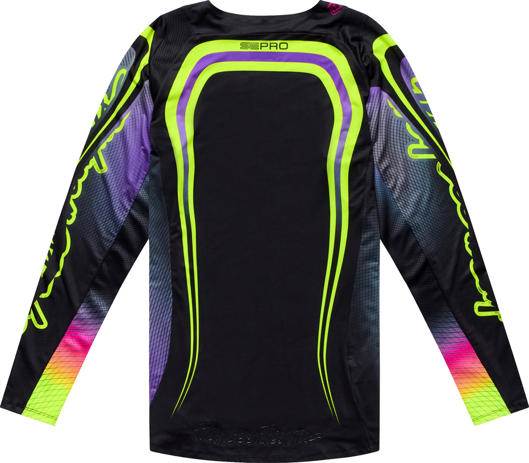 Troy Lee Designs SE Pro Wander Motocrosstrøje sort/lilla/neongul M Figur 2