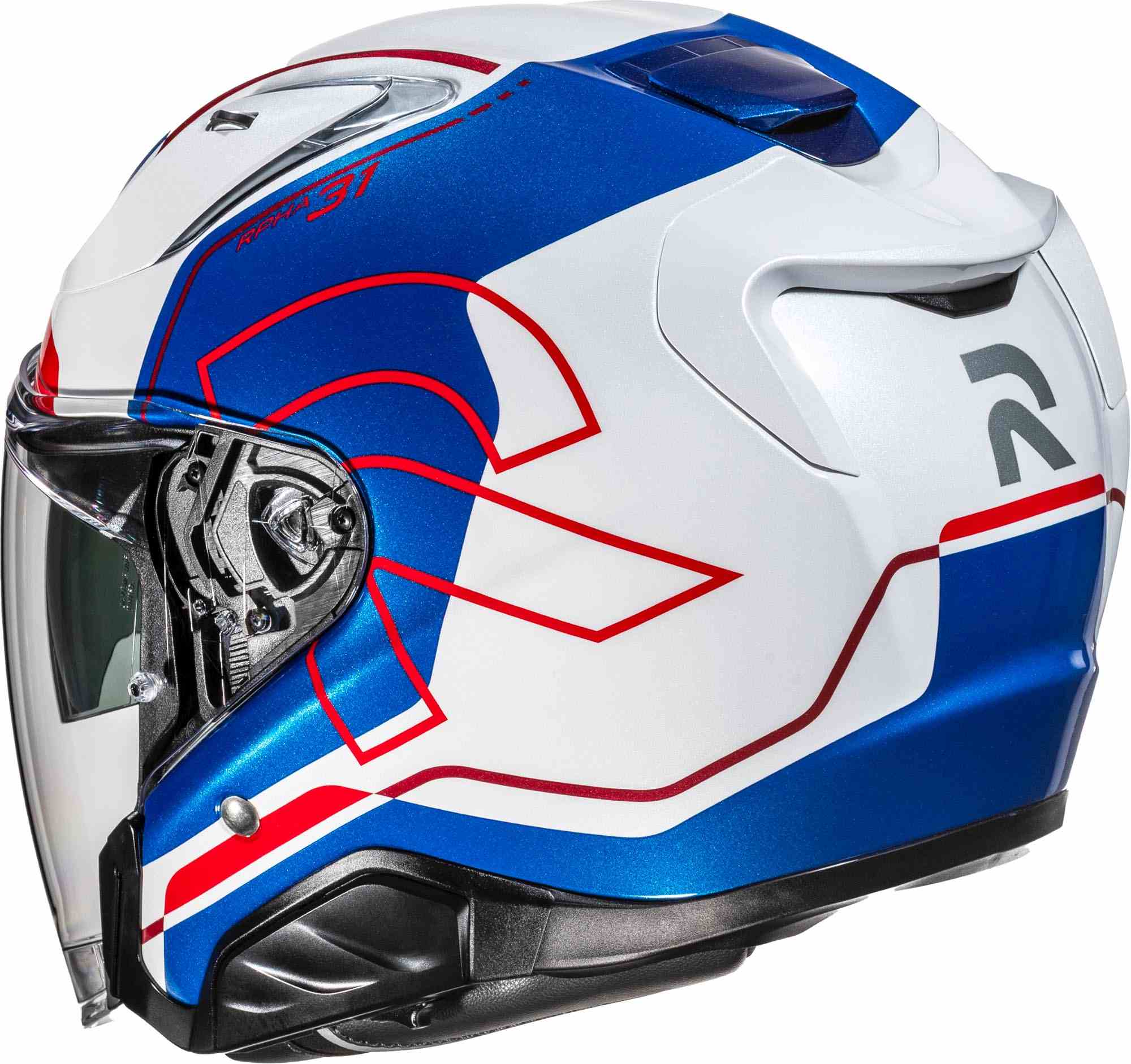 HJC RPHA 31 Dereen Casco Jet bianco/blu/rosso XXL (62/63) Figura 3