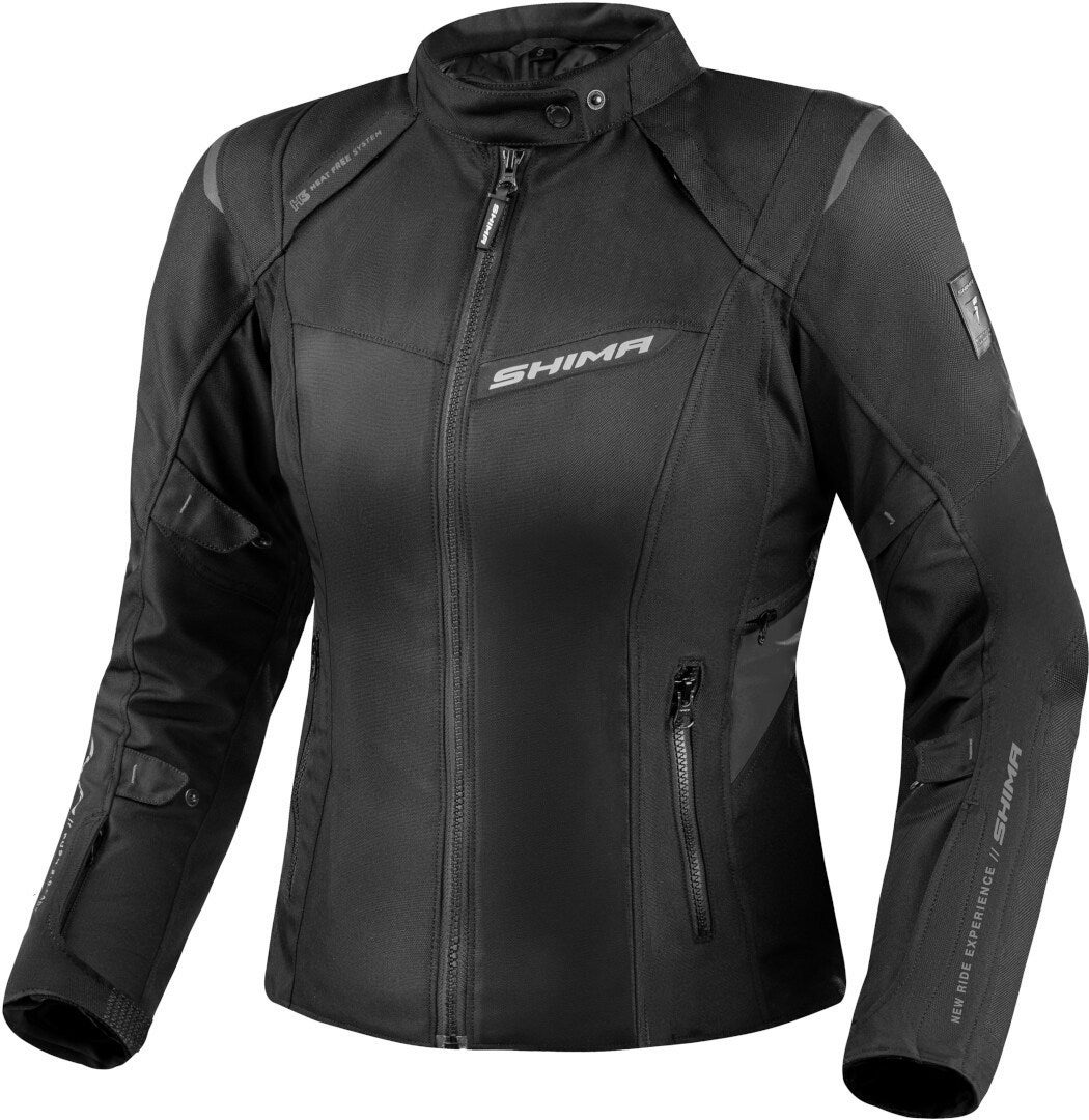 SHIMA Rush 2.0 imperméable à l’eau dames moto textile veste noir L Figure 1