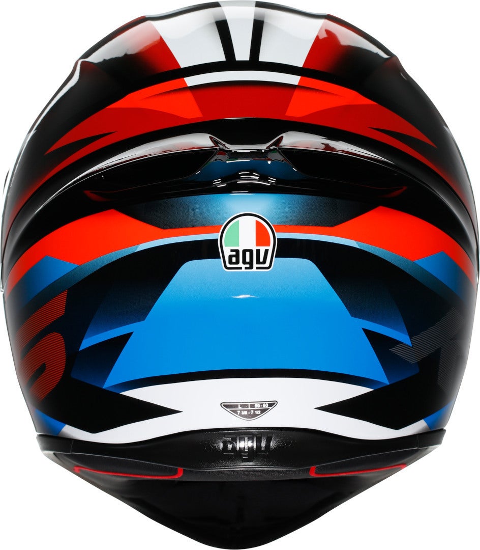 AGV K1 S Fastlap Helmet black/red/blue S (55/56) Figure 4