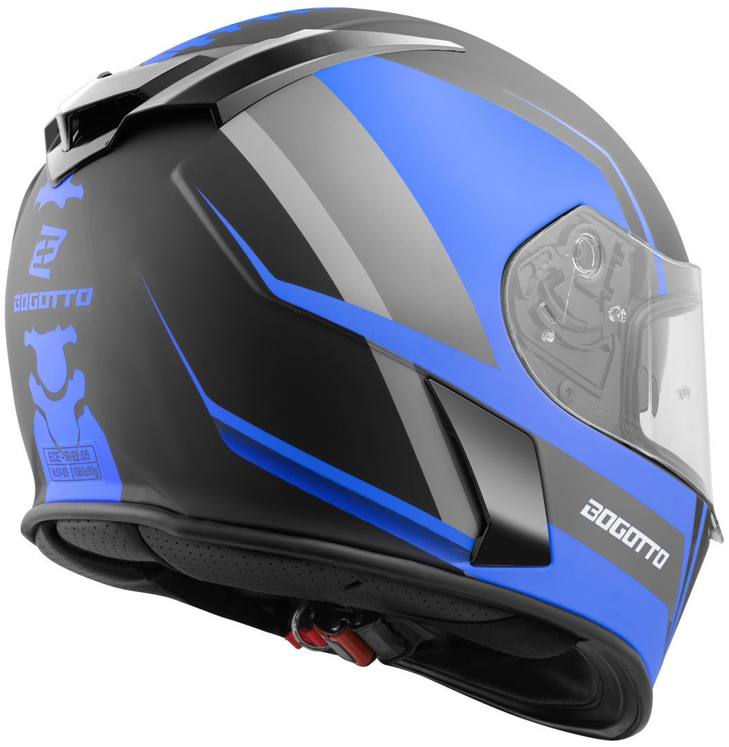 Bogotto V126 G-Evo Přilba černá/modrá S Obrázek 3