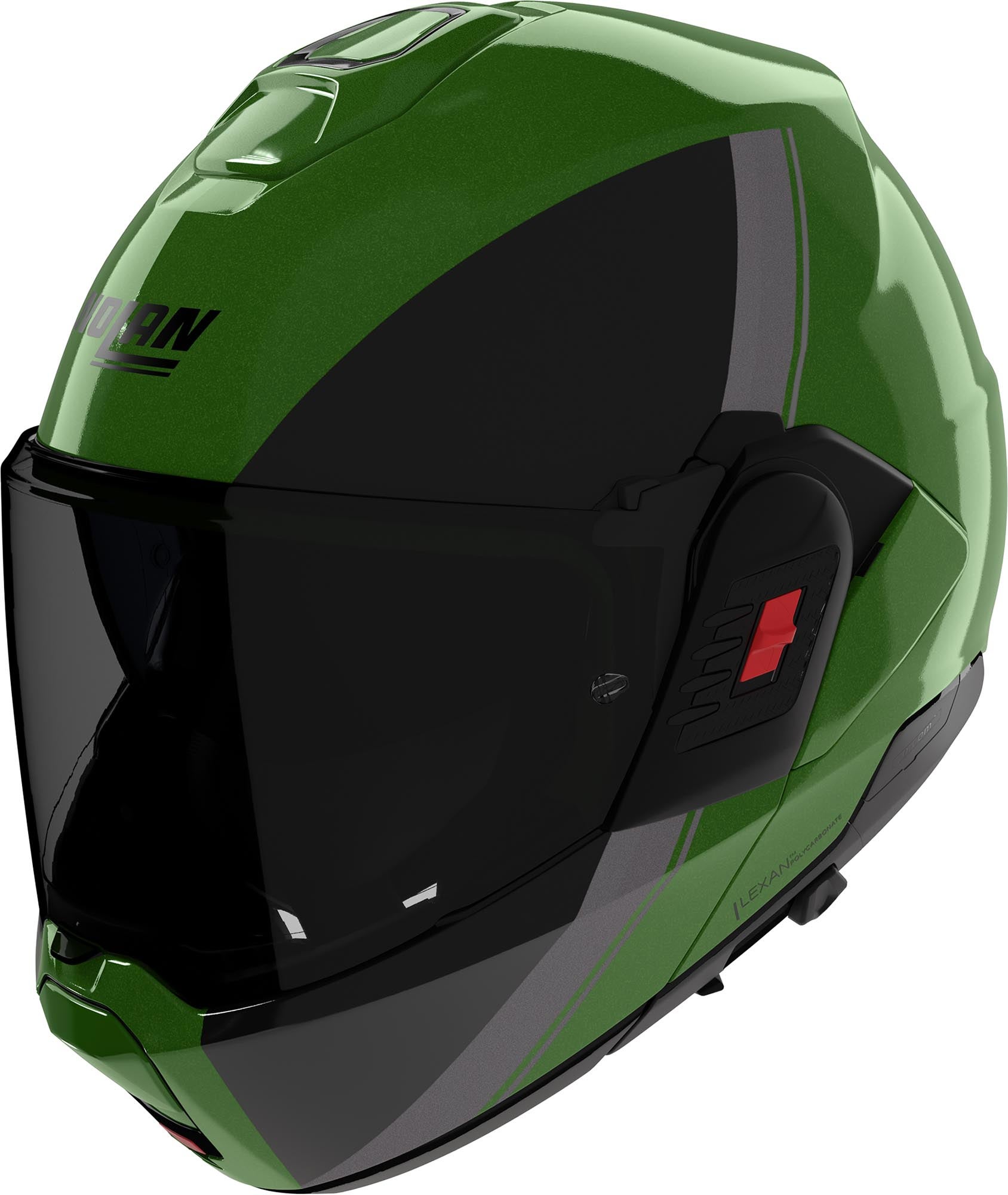 Nolan N120-1 Verniciatura Speciale N-Com Casco nero/verde XXL (64) Figura 1