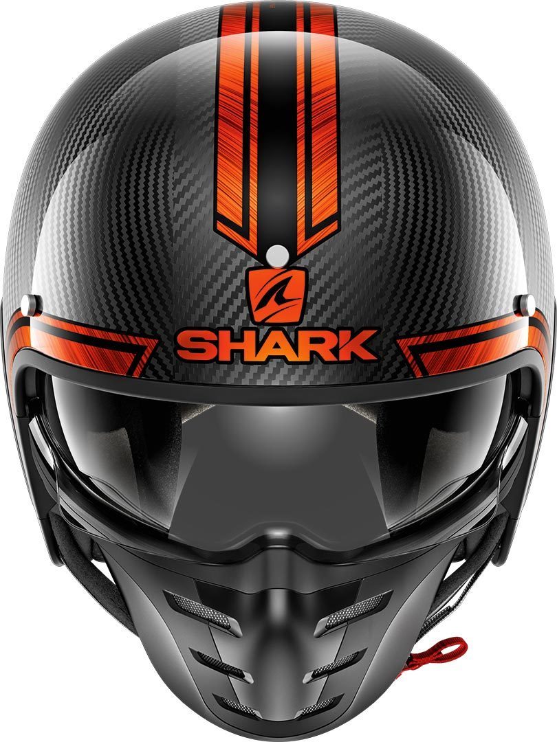 Shark-S-Drak Vinta Cască cu reacție portocaliu M (57/58) Figura 3