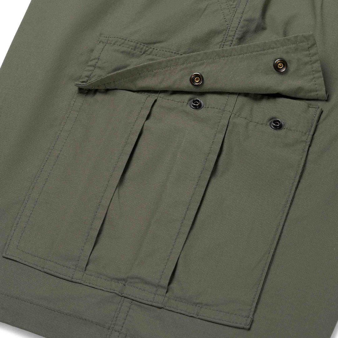 Side view of Vintage Industries Elliott Textile Shorts