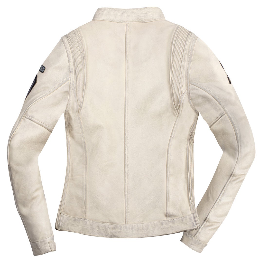 HolyFreedom Zero Damen Motorrad Lederjacke creme L Abbildung 3