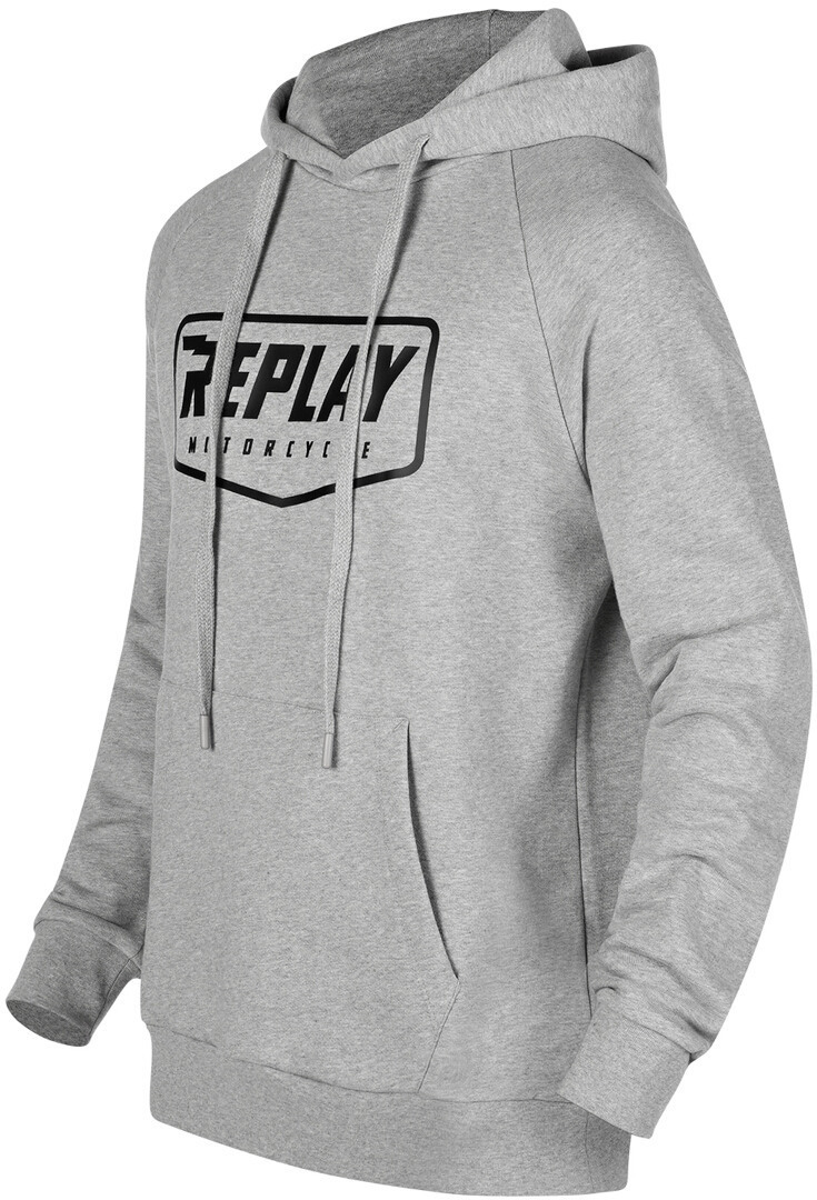 Replay Logo Hoodie grau L Abbildung 2