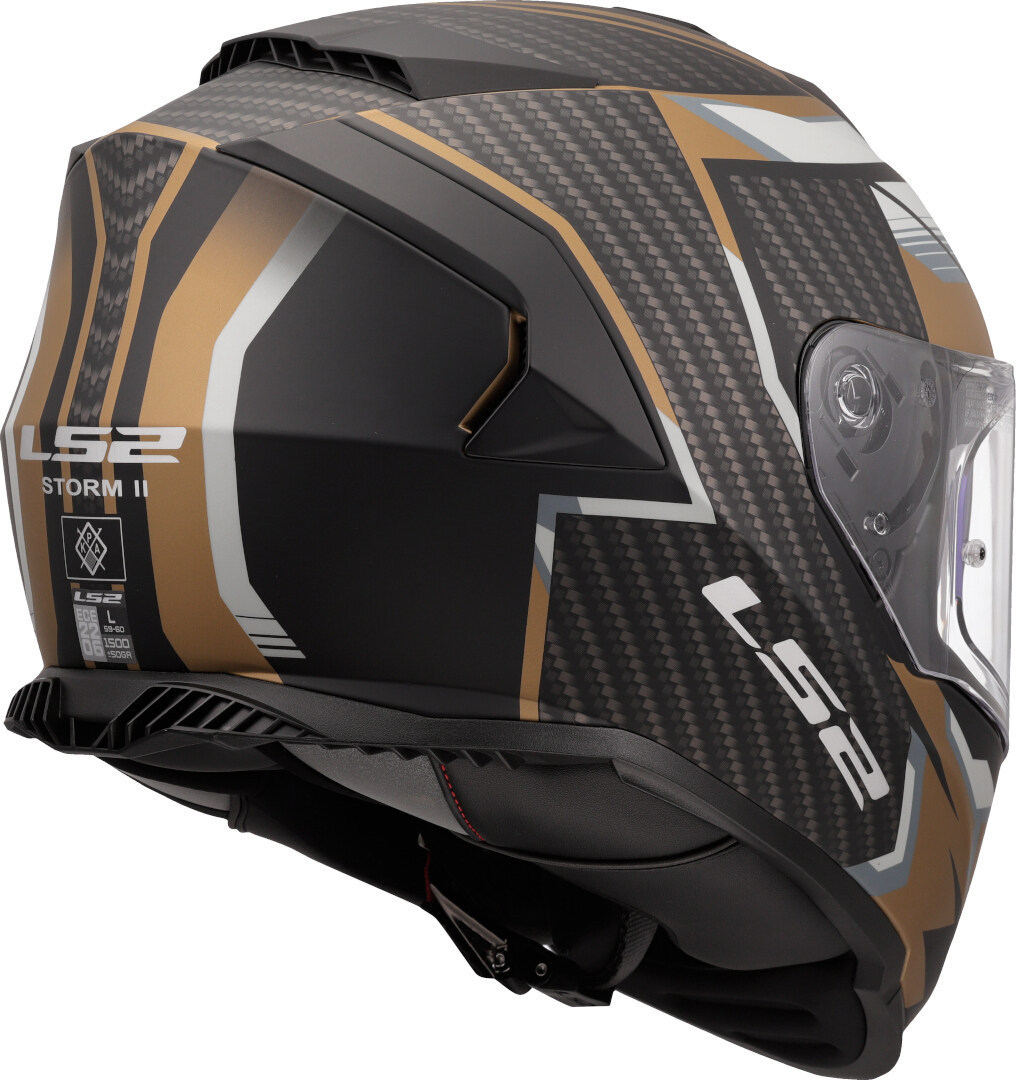 LS2 FF800 Storm II Tracker Hjelm Guldmat M (57/58) Figur 5