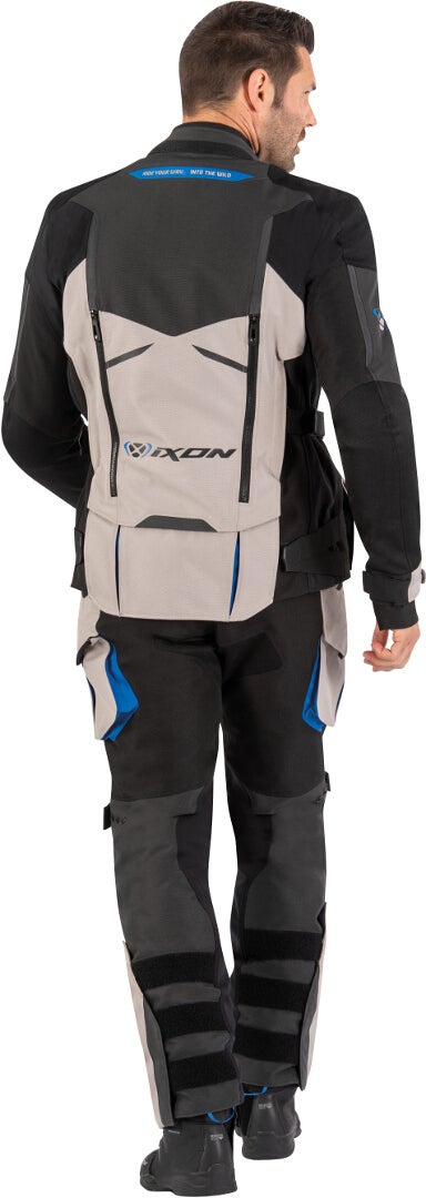 Ixon Ragnar Motorrad Textilhose schwarz/anthrazit/grau 3XL Abbildung 3