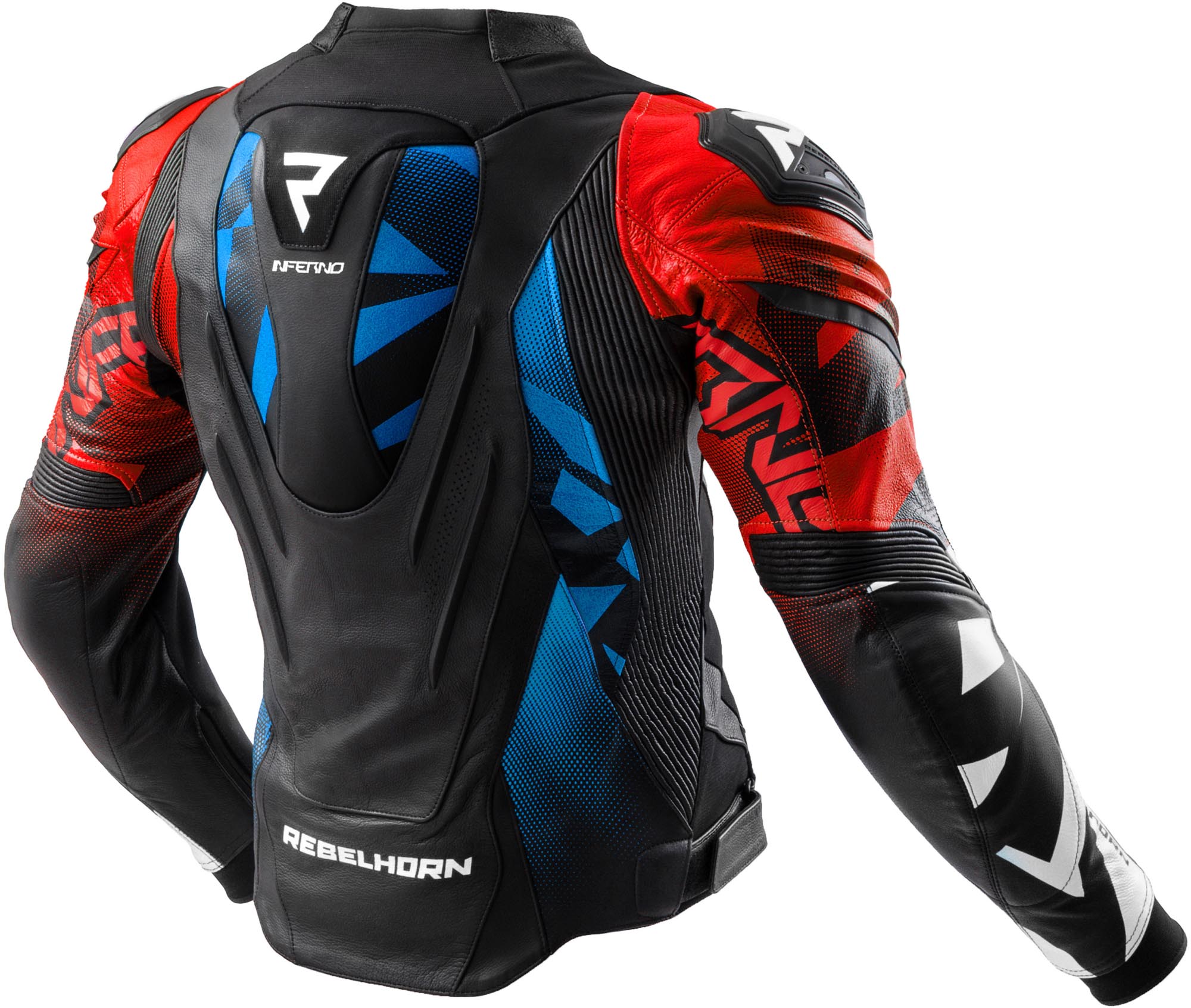Side view of Rebelhorn Inferno Motorcycle Leather Jacket