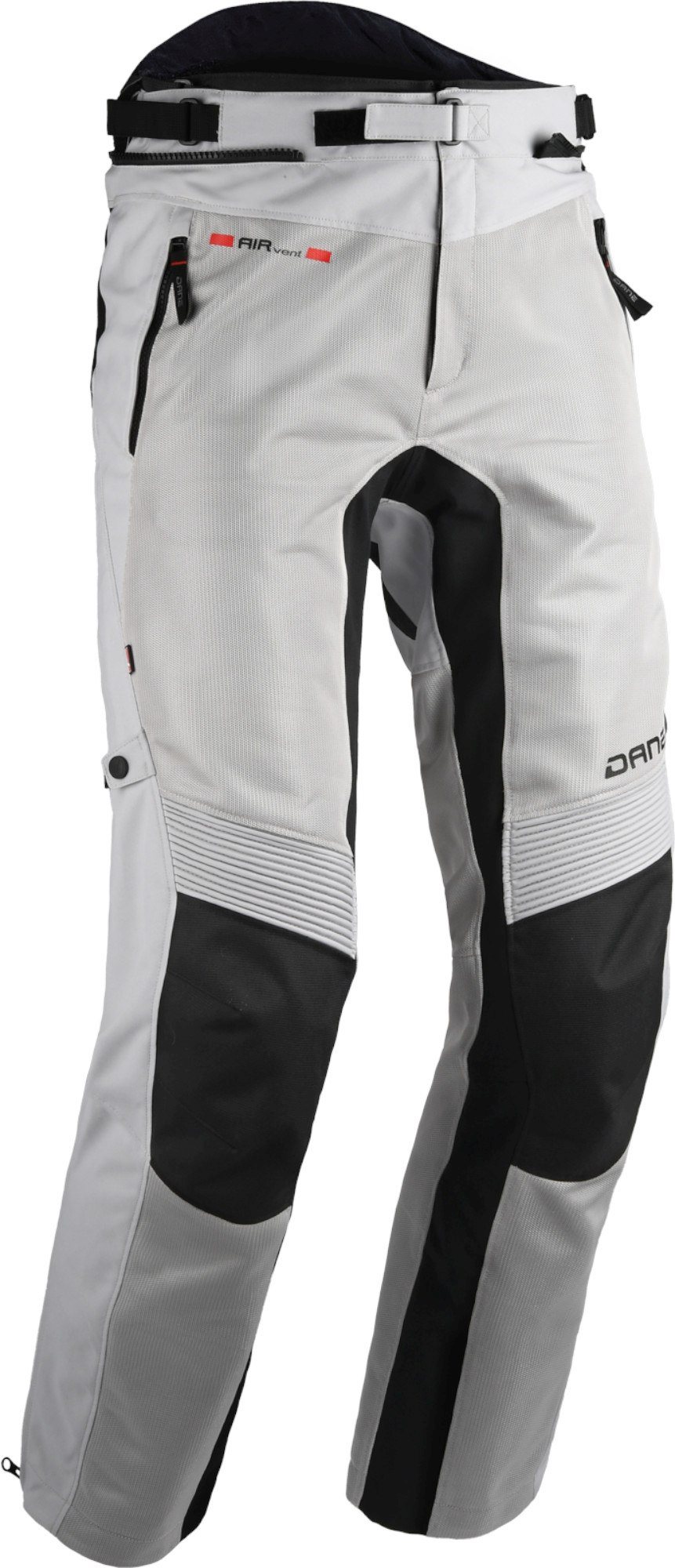 DANE Arreso Mesh Motorfiets textiel broek lichtgrijs/zwart 3XL Figuur 1