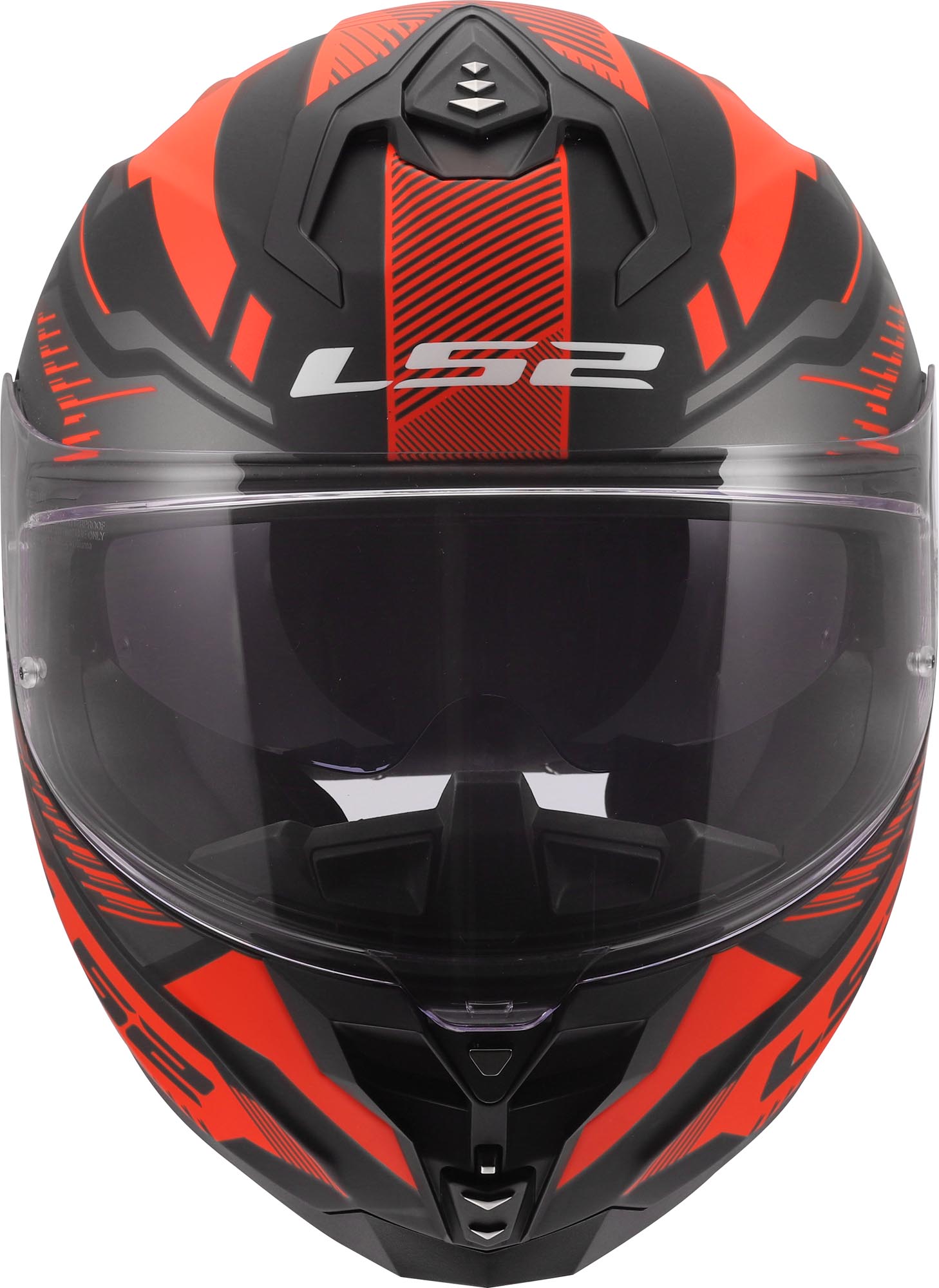 LS2 FF817 Challenger II Dravix Helm schwarz/rot L (59/60) Abbildung 11