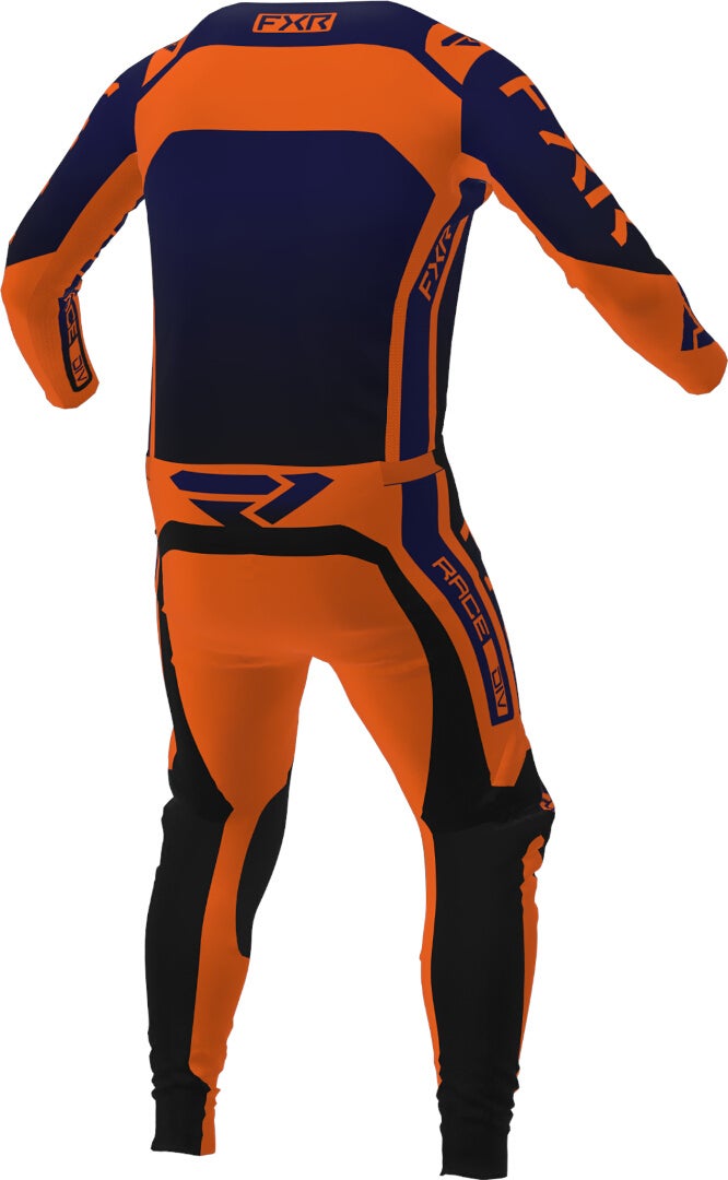 FXR Contender Off-Road Motocross trøje mørkeblå/orange S Figur 4