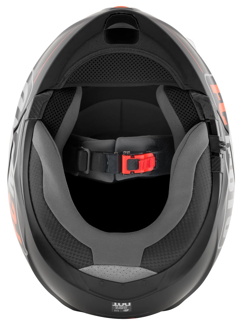FC-Moto Novo Straight Hjelm sort/orange XL (61/62) Figur 8