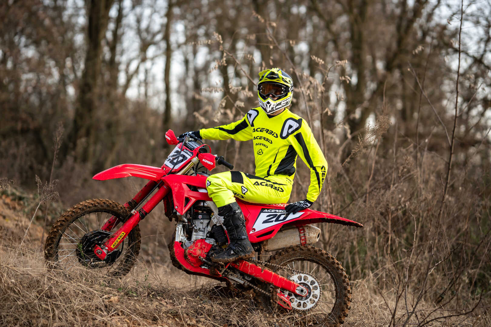 Acerbis MX J-Track Askar Motocross trøje gul/sort XXL Figur 2