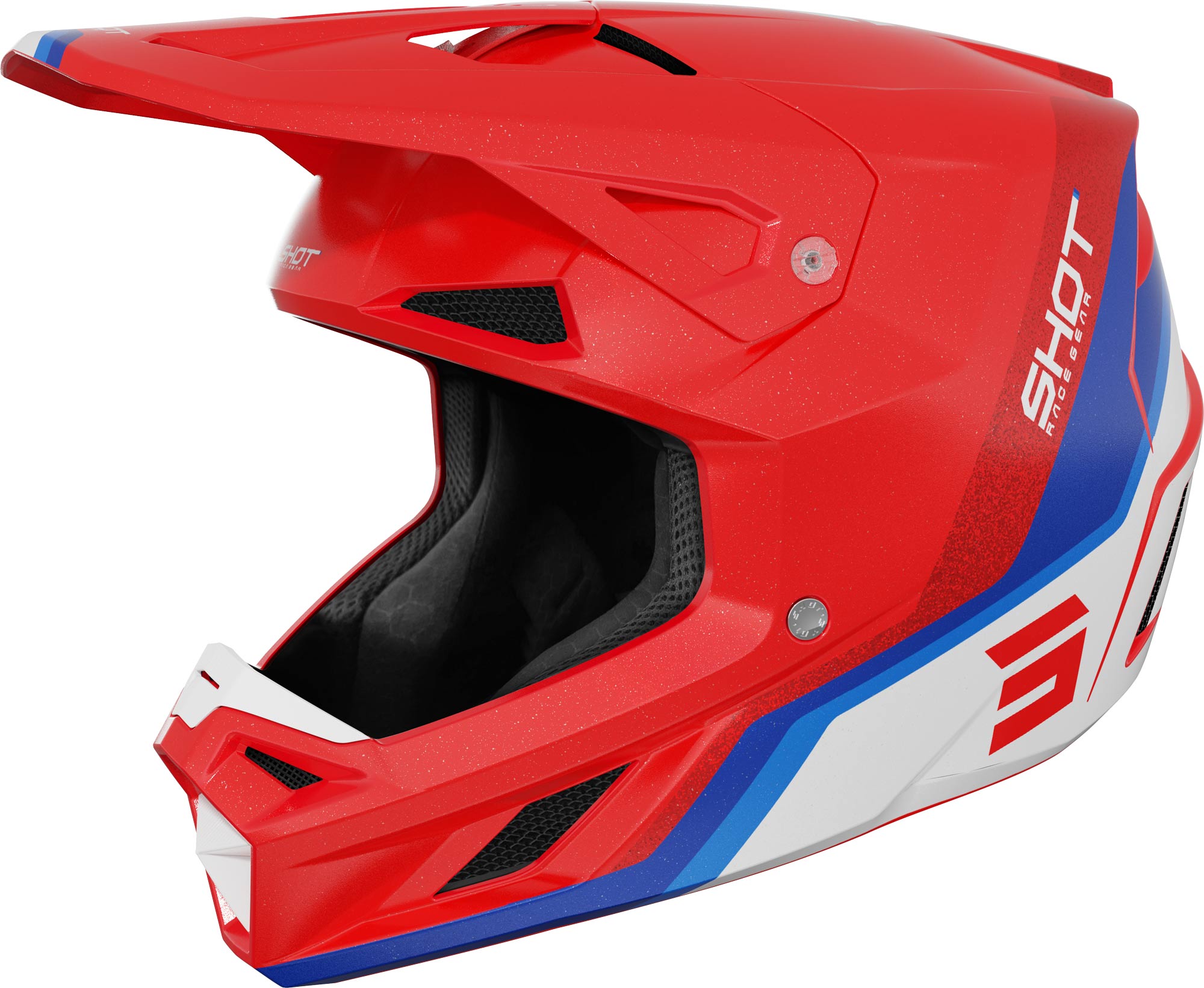 Shot Speed Atomic Mips Motocross Helmet red M (57/58) Figure 1