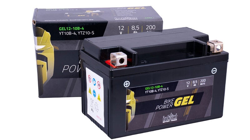 INTACTO Bateria de energia de bicicleta GEL YTZ10-S, YT10B-4 Figura 3