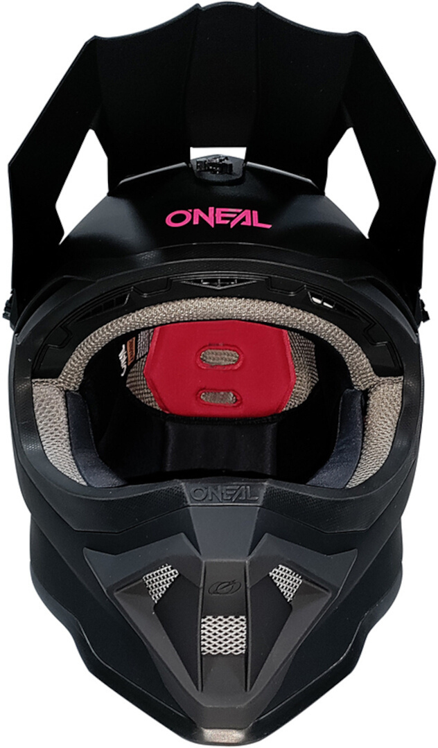 Oneal 1SRS Solid Casco Motocross nero opaco/rosa S (55/56) Figura 4