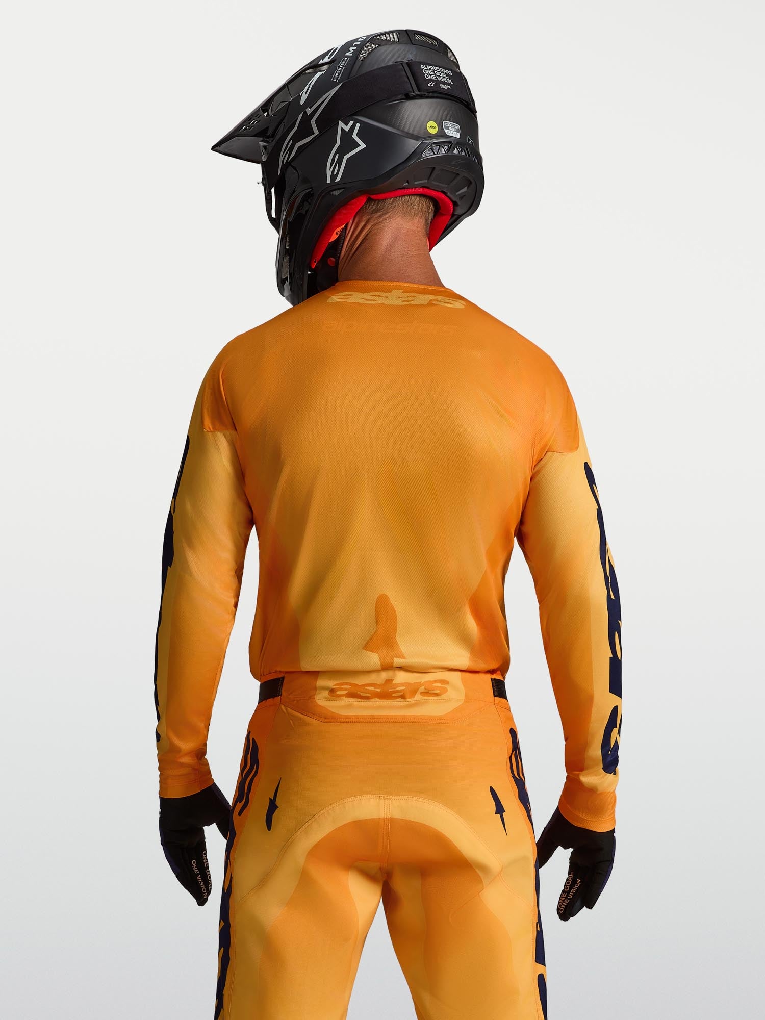 Alpinestars Racer Amber モトクロスジャージ オレンジ/ブルー/イエロー L 図9