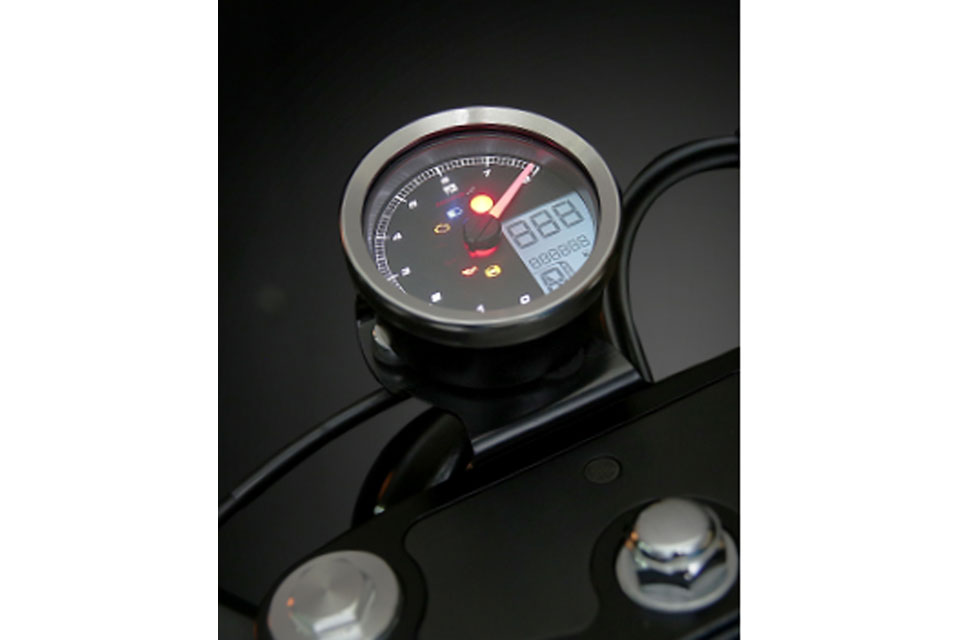 KOSO Digitales Tachometer, Multifunktions-Cockpit TNT-04 Chrome Figura 2