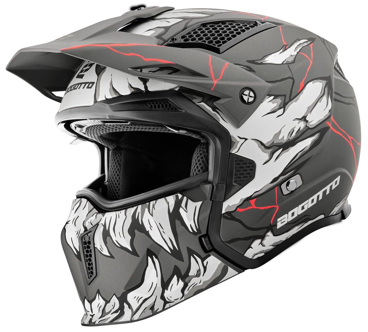 Bogotto Radic Skulash Helm grau/schwarz S Abbildung 13