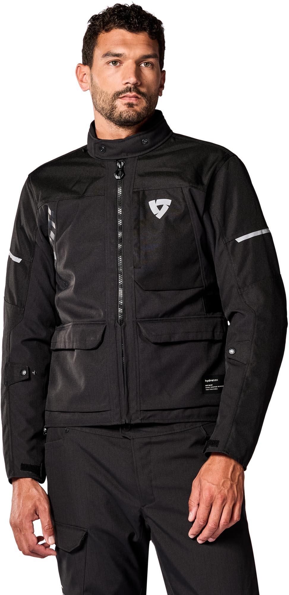Revit Convergent H2O waterproof Motorcycle Textile Jacket black M Figure 3